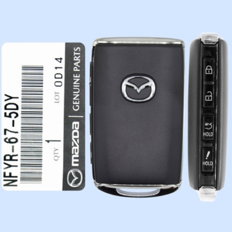 Mazda 4-Button Smart Key WAZSKE13D03 NFYR-67-5DY 315 MHz, New OEM