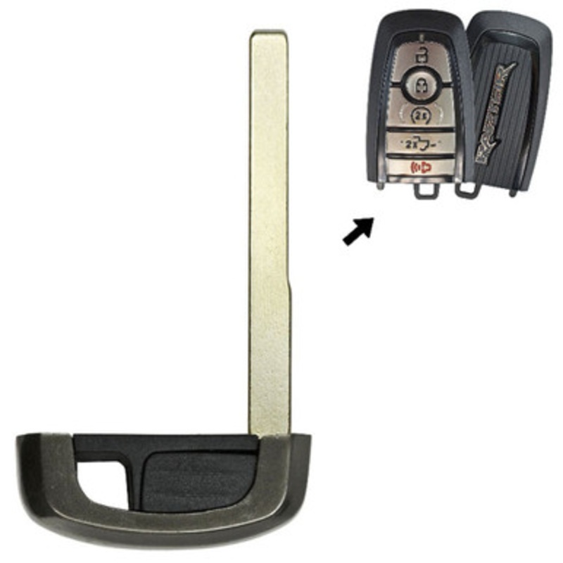 Ford Brushed Chrome Side Mill Emergency Insert Key Blade 164-R8175, HU101 – Aftermarket