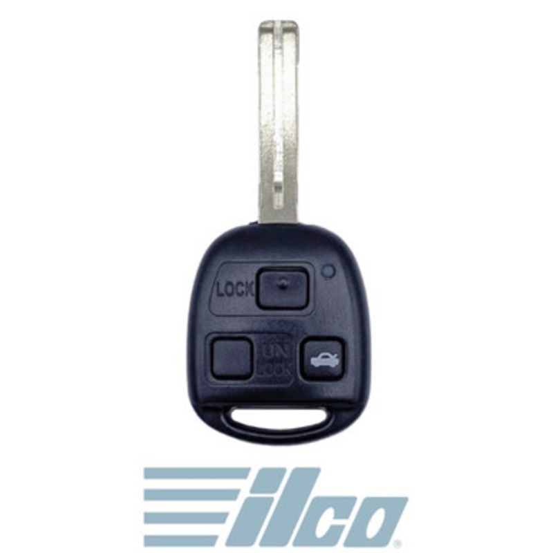 ILCO 3 Button Remote Head Key Short Blade For Toyota/Lexus/Scion, HYQ1512V