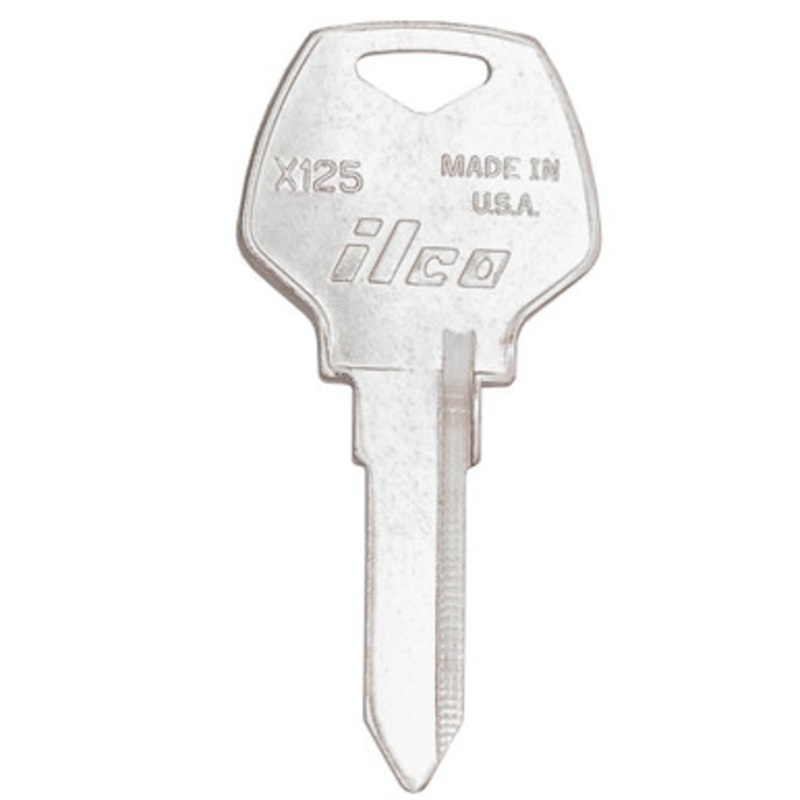 ILCO X125 Motorcycle Mechanical Key, Pack of 10