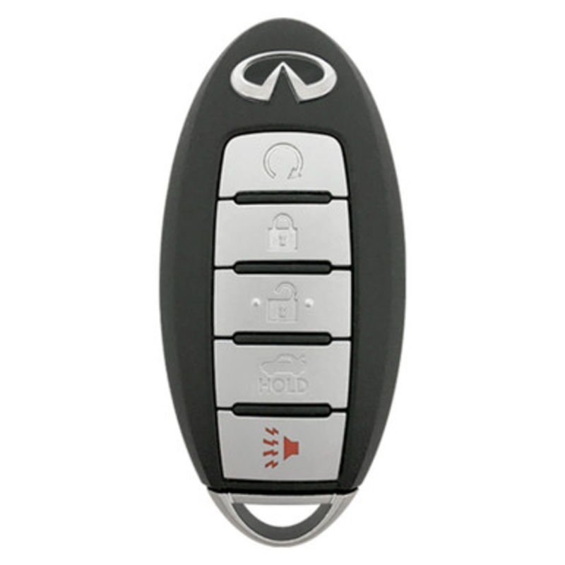 Infiniti 5 Button Proximity Remote Smart Key KR5S180144014 (IC 204), 285E3-4HK0A, 433 MHz – Refurbished, Grade A