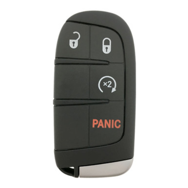 Jeep 4-Button Smart Key M3N-40821302 68250337AB 433 MHz, Refurbished Recase