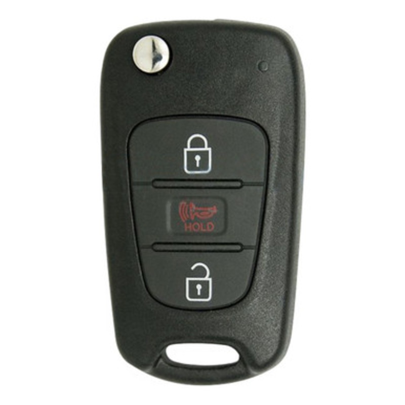 Kia 3 Button Remote Flip Key NYOSEKSAM11ATX (AM11MY), 95430-2K250, 315 MHz – New, OEM