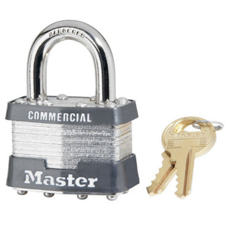Master Lock #1 KA 1-3/4 in Wide Laminated Steel Pin Tumbler Padlock, Keyed Alike – 2006