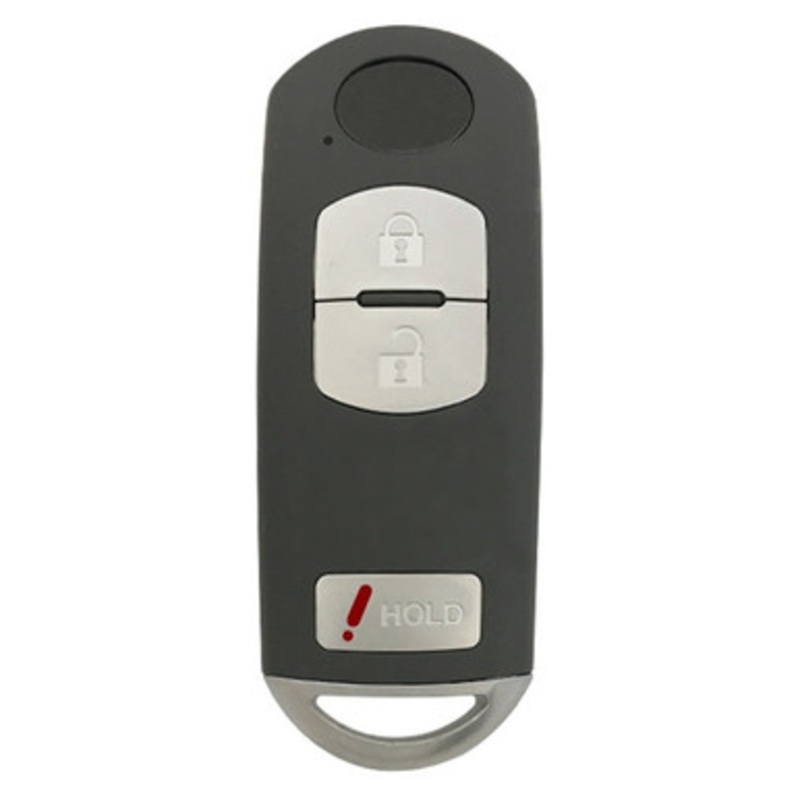 Mazda 3-Button Smart Key WAZX1T763SKE11A04 EHY5-67-5RYA 315 MHz, Refurbished Recase