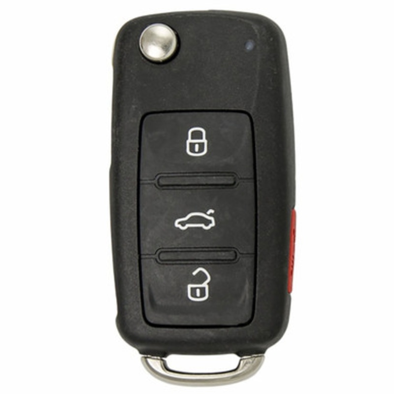 Volkswagen 4 Button Remote Flip Key NBG010206T (NON-PROXIMITY) – Refurbished A 182450