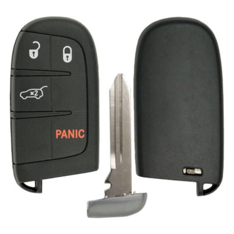 4 Button Shell For Jeep Smart Proximity Remote Key M3N-40821302