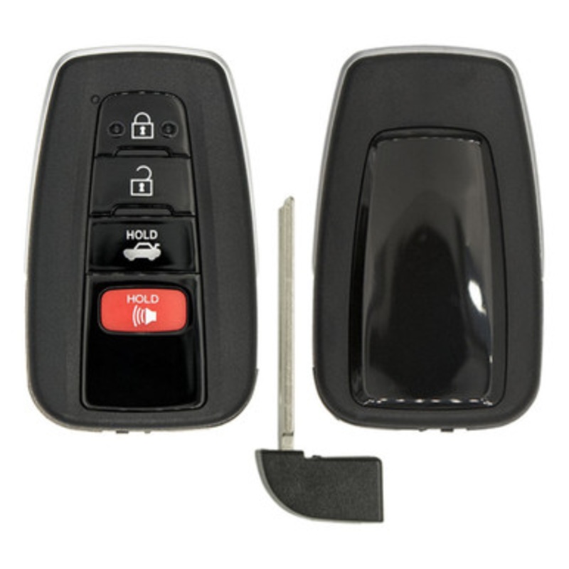 4 Button Shell For Toyota Smart Proximity Remote Key HYQ14FBE, HYQ14FBC, HYQ14AHP, HYQ14FBN