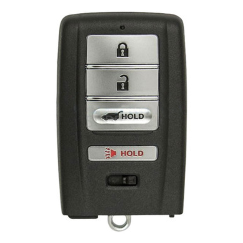 Acura 4 Button Driver 2 Smart Key KR5V21, 72147-TJB-A11, 433 MHz – Refurbished, Recase