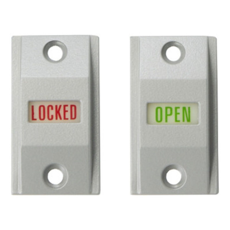 Adams Rite 4089-00-130 Exit Indicator Standard 1-3/4 Door –  For MS Deadlocks – Satin Aluminum