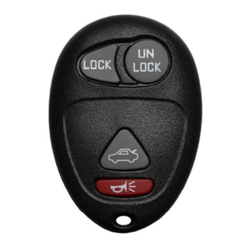 Buick Oldsmobile Pontiac 4-Button Remote L2C0007T 10335582 – Refurbished Recase