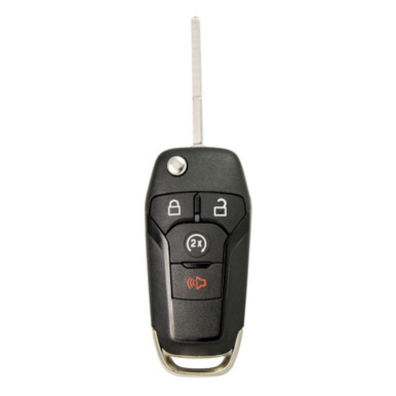 Keyless2Go 4 Button Flip Key Replacement for Ford N5F-A08TDA / 164-R8134