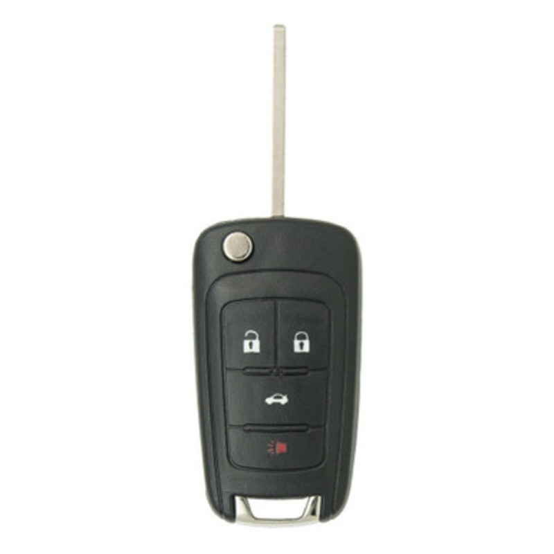 Keyless2Go GM 4 Button PEPS Flip Key OHT05918179, 13504283, 13531358, 315 MHz – Premium Aftermarket