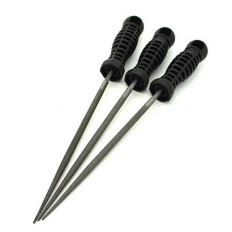 Lock Monkey MK710 6-inch Round Impressioning File – Set of 3