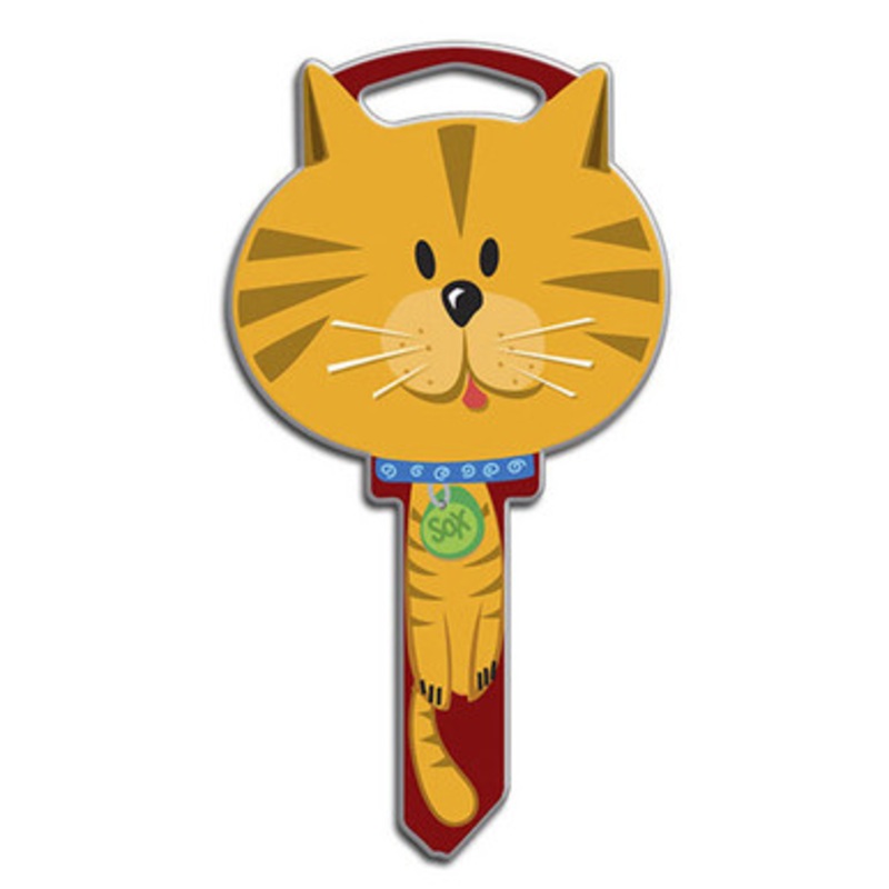 Lucky Line Key Shapes Cat  – 5 Pack – Schlage SC