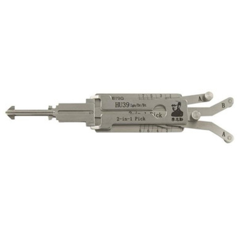 Original Lishi HU39 S48HF Mercedes 2-in-1 Pick – Ignition/Door/Trunk