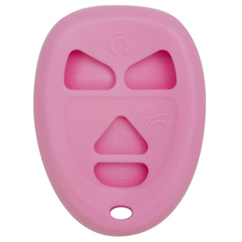 Replacement Silicone Jacket Keyless Remote Cover GMC86 for GM – Pink