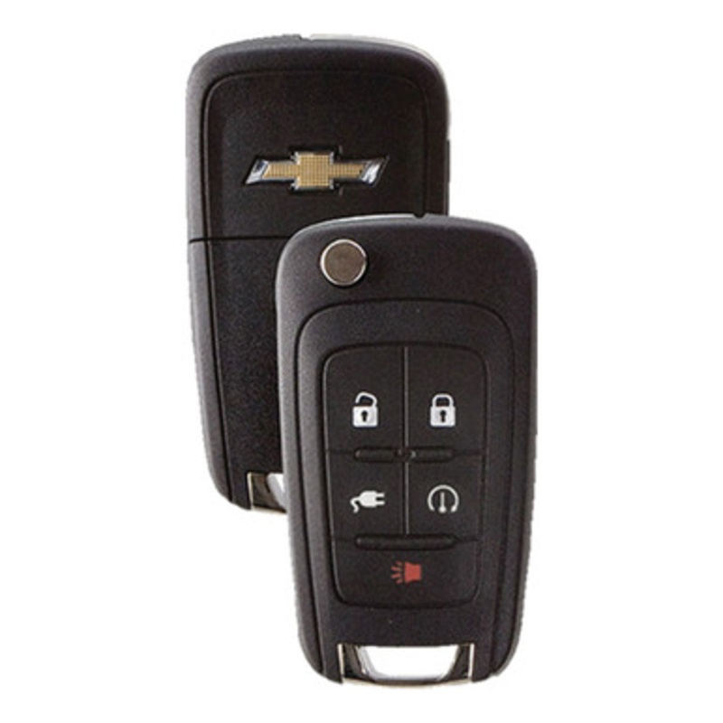 STRATTEC Chevrolet Logo (5920157) 22755321 5-Button Proximity Flip Key for Chevrolet (315 MHZ)