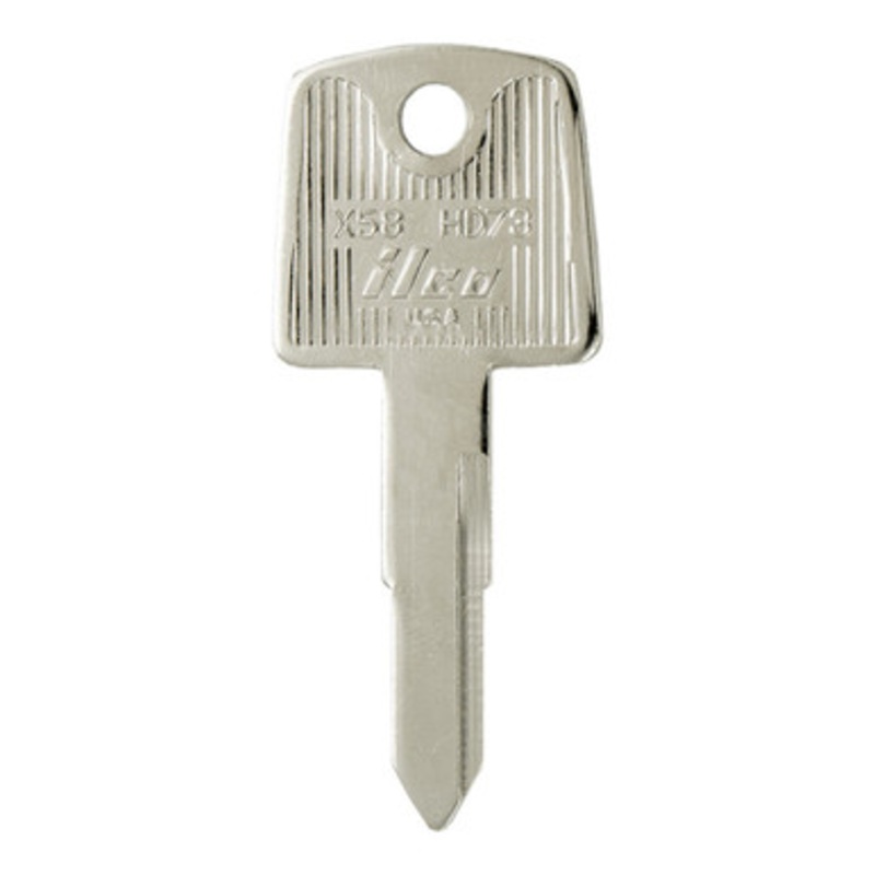 ILCO AF01008012 HD73 Motorcycle Mechanical Key, Pack of 10