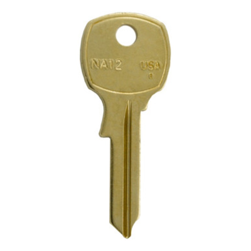ILCO NA12 1069LB National Cabinet Key Blank – Brass – 50 Pack