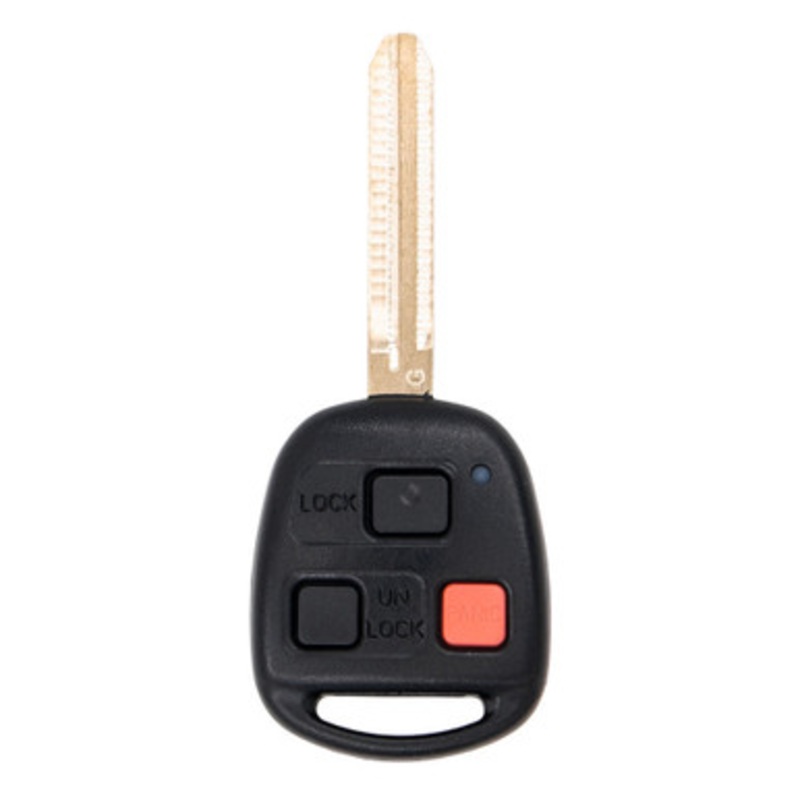 Keyless2Go 3 Button Remote Head Key Replacement for Toyota HYQ12BBT 89070-35140 G Chip, TLS-KH3-072-AFB-ZZZZ-001