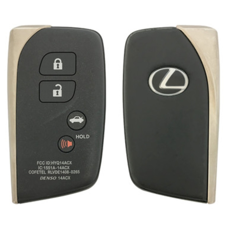 Lexus 4 Button Proximity Smart Key (GNE Board – 5290) HYQ14ACX, 89904-50K80, 315 MHz – Refurbished, Grade A
