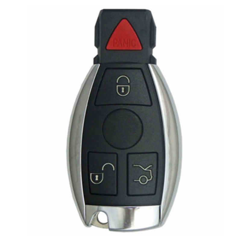 Mercedes/Smart 4 Button Remote Head Key – Refurbished, Grade A 172218