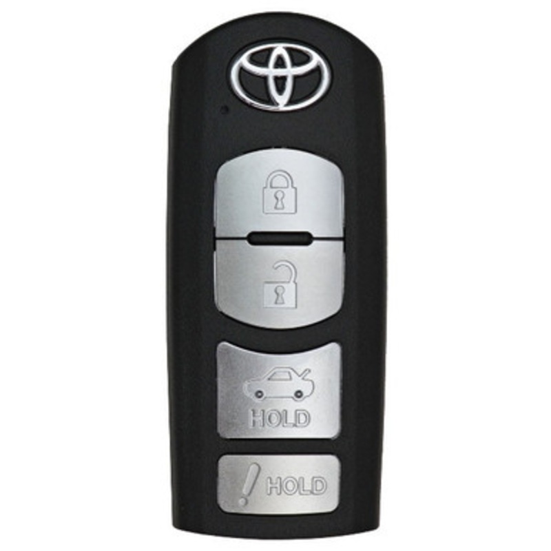 Toyota 4 Button Proximity Smart Key WAZSKE13D02, 89904-WB001, 315 MHz – Refurbished, Grade A