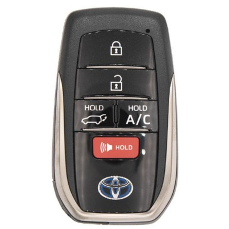 Toyota 5 Button Proximity Smart Key Blue Logo HYQ14FBX, 8990H-42380, 315 MHz – New, OEM