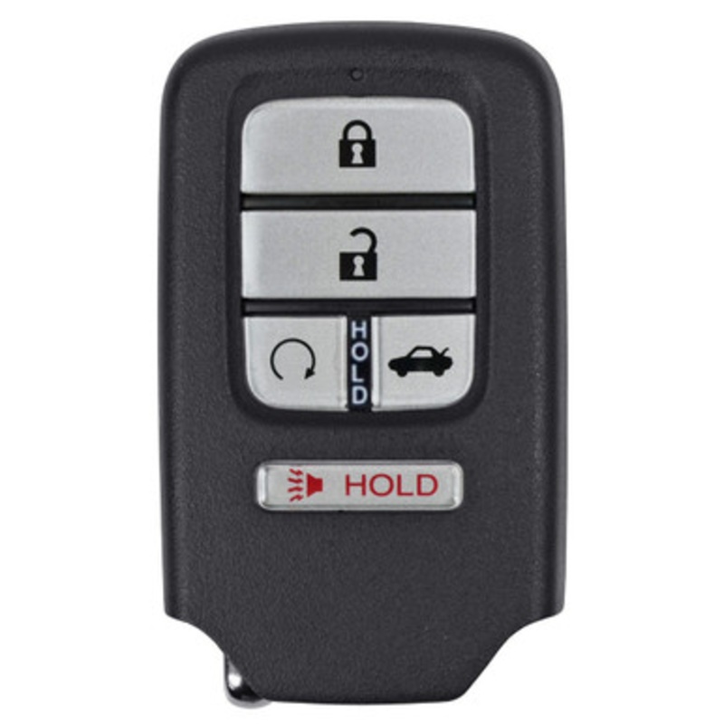 Honda 5 Button No Memory Smart Key CWTWB1G0090, 72147-TVA-A02, 433 MHz – Refurbished, Recase