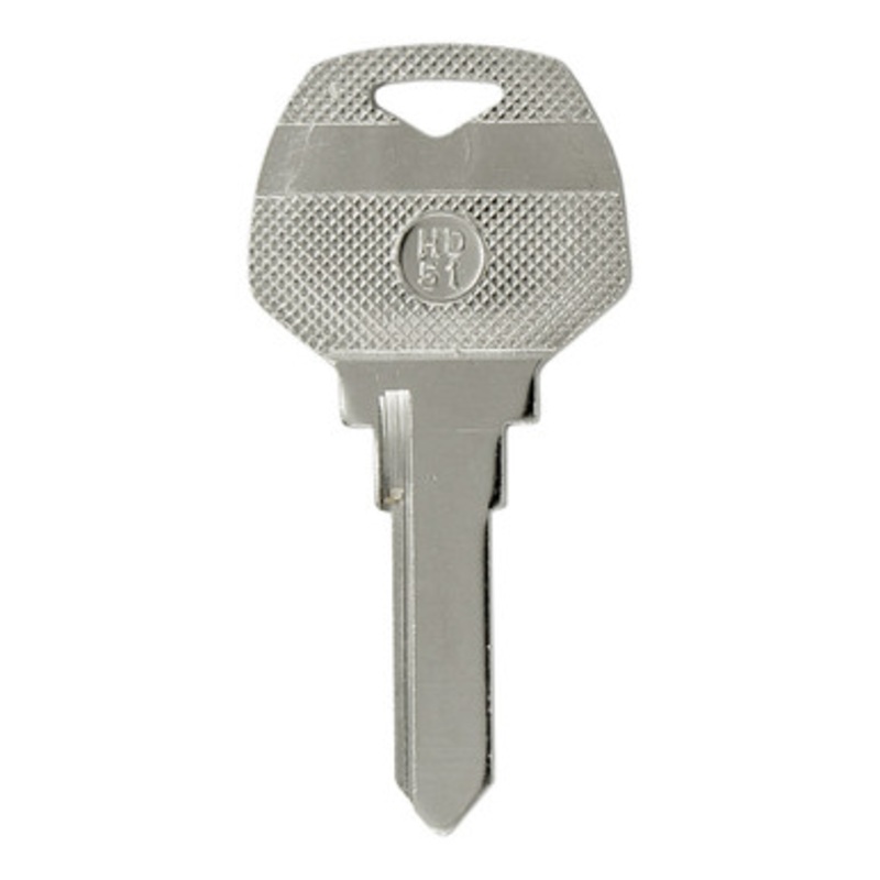 ILCO AF00004582 HD51 Motorcycle Mechanical Key, Pack of 10