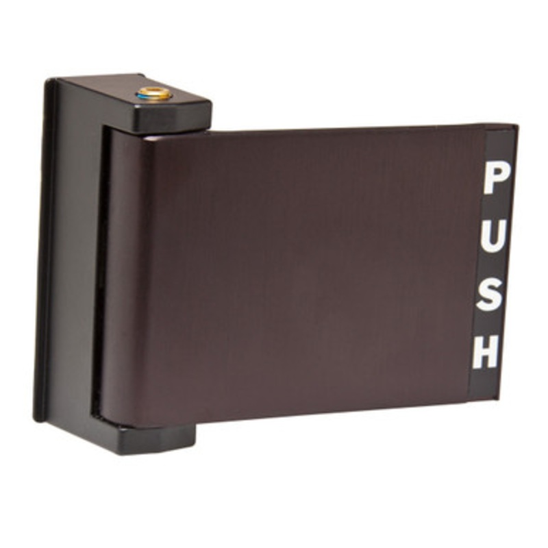 ILCO Storefront Paddle 459 Series – Push To Right – Dark Bronze