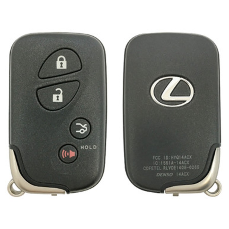 Lexus 4 Button Proximity Remote Smart Key (GNE Board – 5290) HYQ14ACX, 89904-50F90, 315 MHz – Refurbished, Grade A