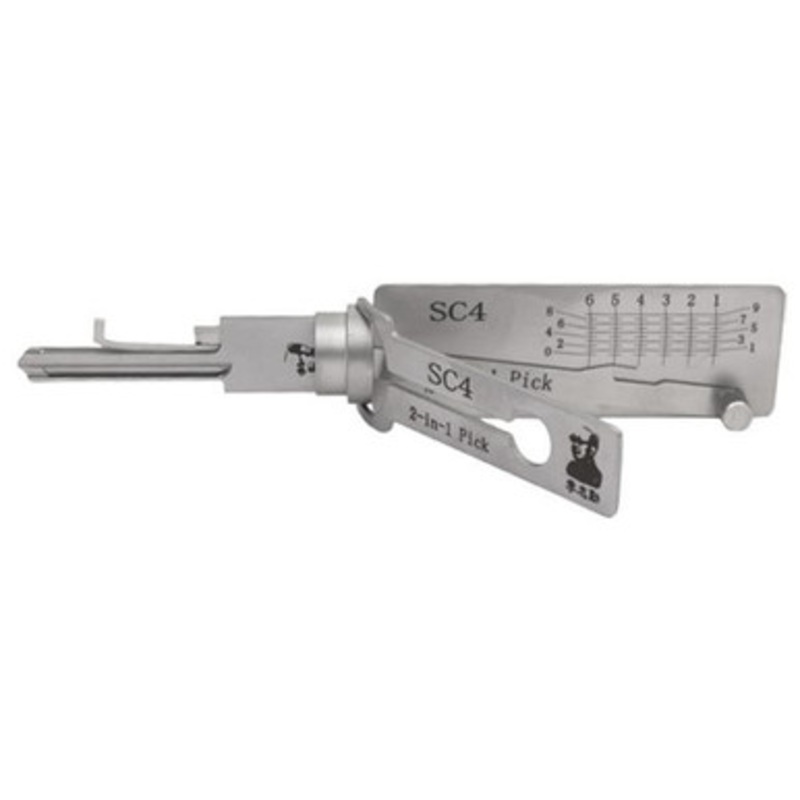 Original Lishi 2-in-1 Tool SC4 for Schlage Locks – Anti-Glare