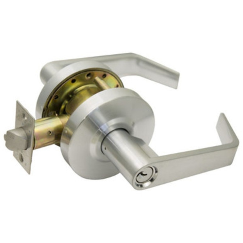 PLS L270 Grade 2 Door Lever 2-3/4 – Classroom – SC4 – K2 – Satin Chrome 26D