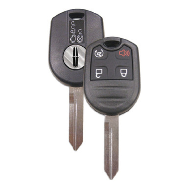 Strattec 5915218 Lincoln 4 Button Remote Head Key 164-R8064 SA Blade