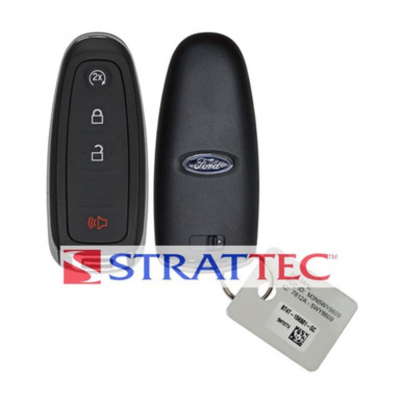 STRATTEC Ford Logo (5921285) 164-R8091 4-Button Smart Key for Ford (315 MHZ)