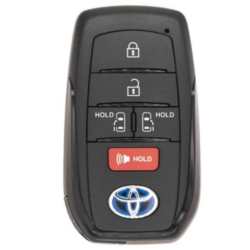 Toyota 5 Button Proximity Smart Key HYQ14FBX, 8990H-08021, 315 MHz – New, OEM