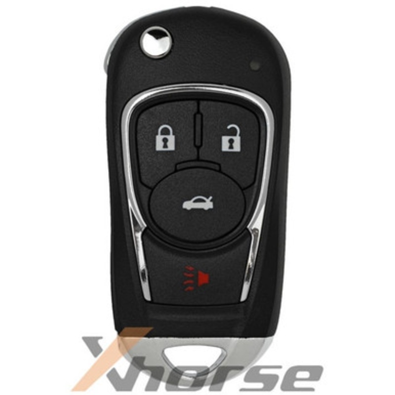 XHORSE 4 Button Buick Style Universal Remote Flip Key XKBU02EN