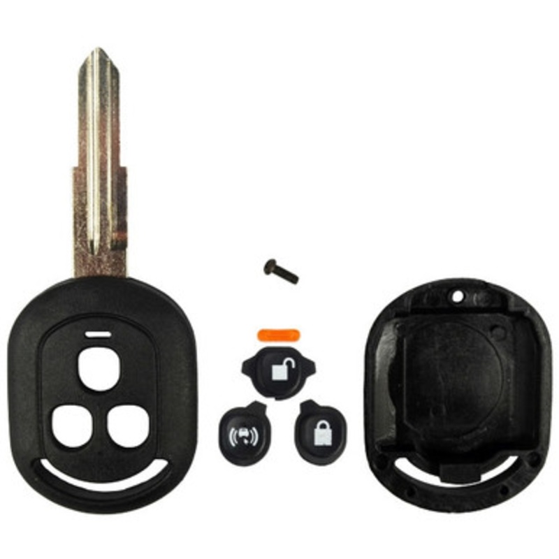 GM 3 Button Remote Head Key Replacement Shell VQQRK960NAT, 95960310