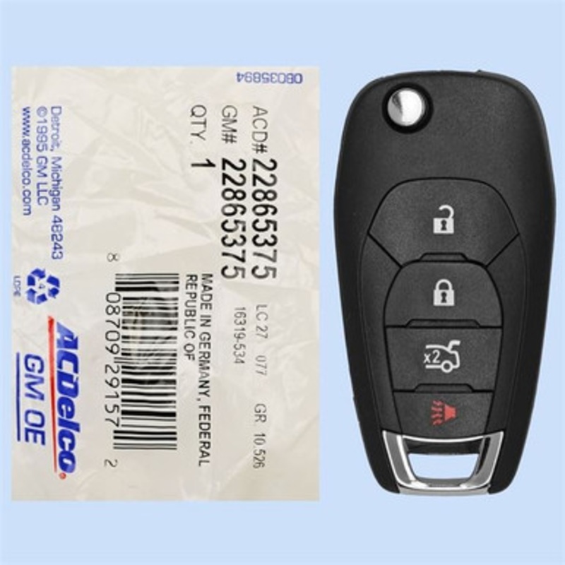 GM 4 Button Remote Head Key LXP-T003 – New OEM