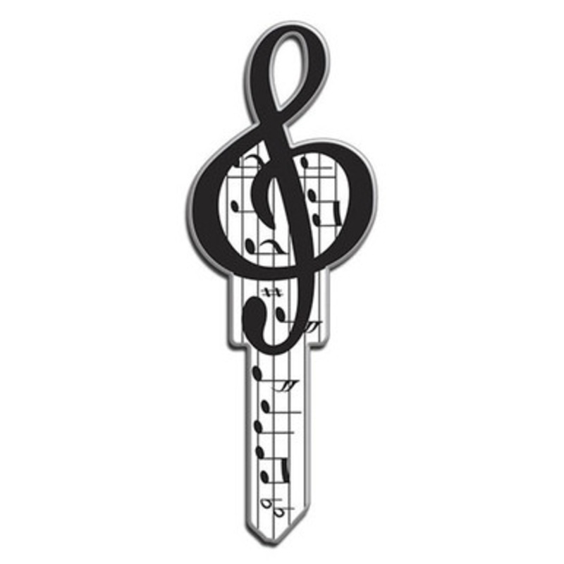 Lucky Line Key Shapes Music  – 5 Pack – Kwikset KW