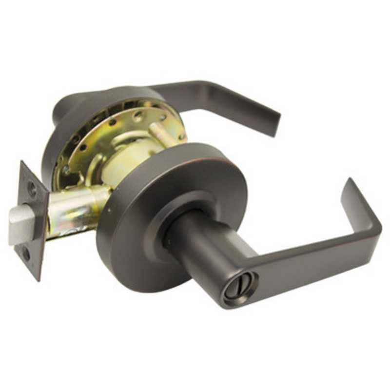 PLS L240 Grade 2 Door Lever 2-3/4 – Privacy – Oil Rubbed Bronze 10B