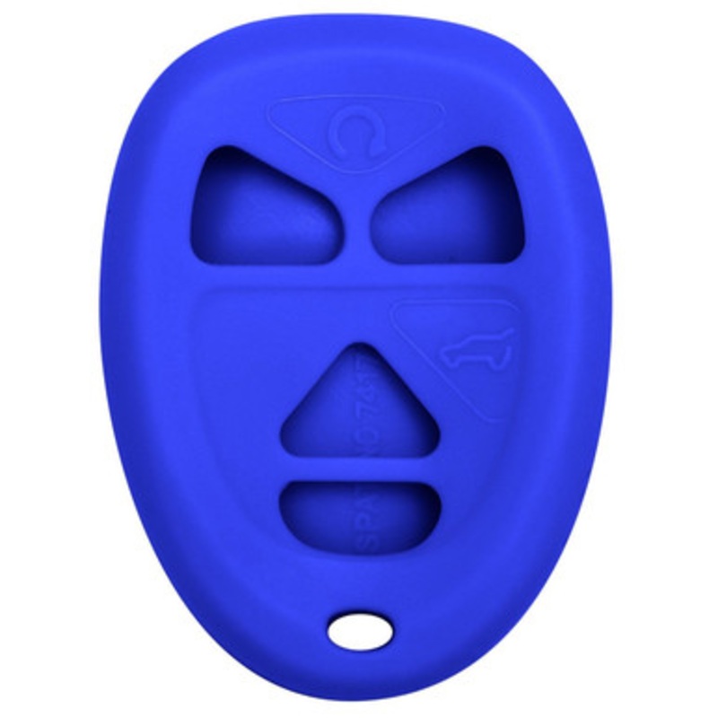 Replacement Silicone Jacket Keyless Remote Cover GMC86 for GM – Blue