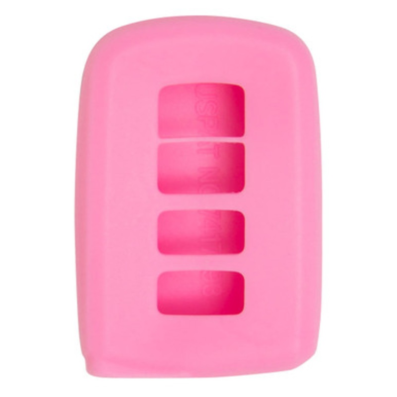 Replacement Silicone Jacket Keyless Remote Cover TYOTAG104 for Toyota 4 Button Smart Key Remote FCC ID: HYQ14FBA – Pink