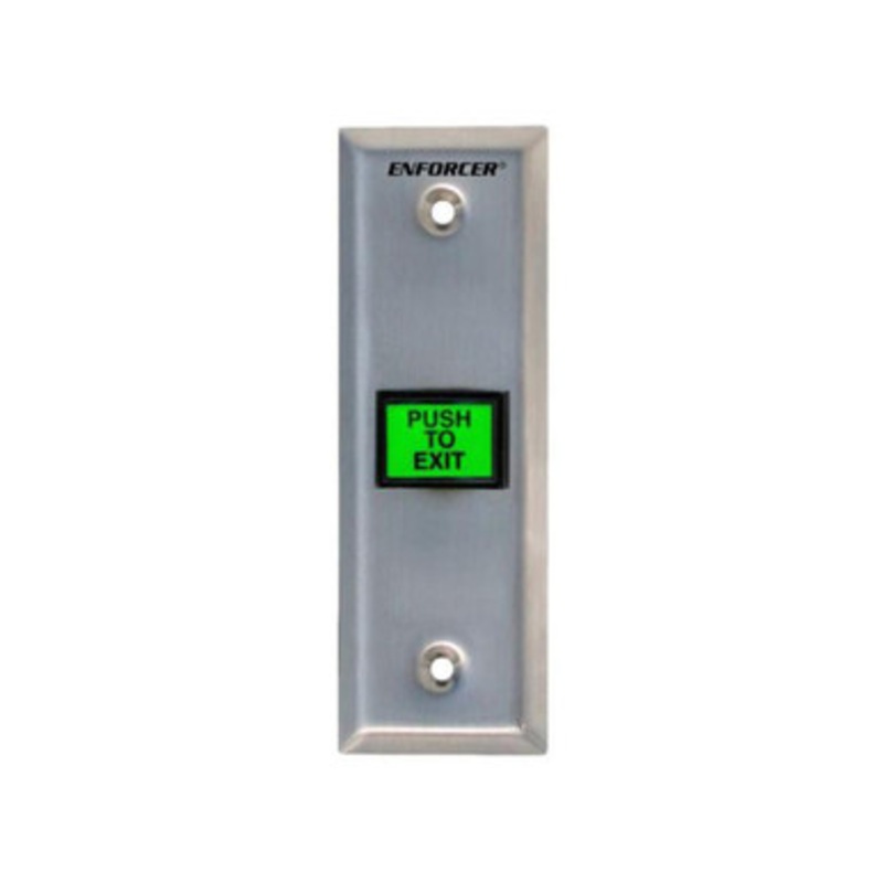 Seco-Larm Slimline LED-Illuminated RTE Wall Plates – Stainless Steel