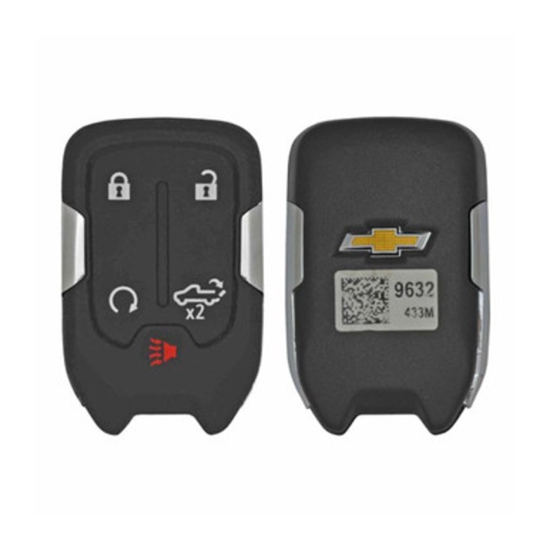 Chevrolet 5 Button Smart Key HYQ1EA, 13508398, 433 MHz – Refurbished, Grade A