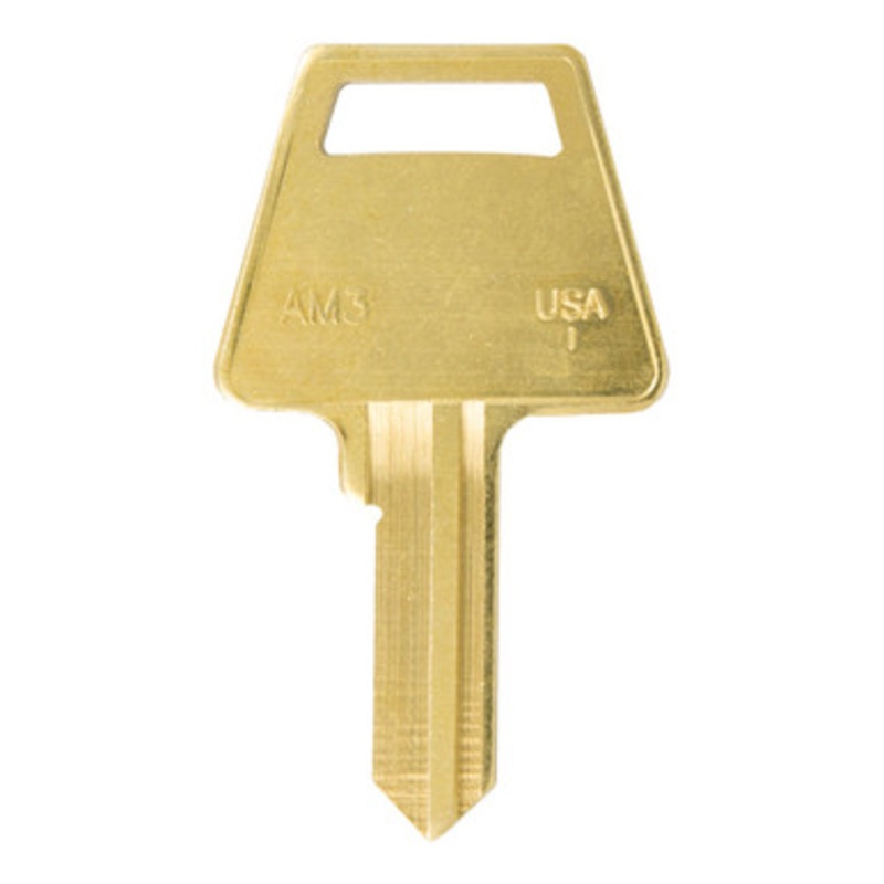 ILCO AM3 1045 American Padlock Key Blank – Brass – 50 Pack