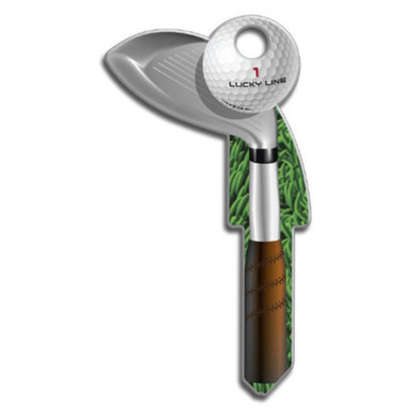 Lucky Line Key Shapes Golf Club  – 5 Pack – Kwikset KW