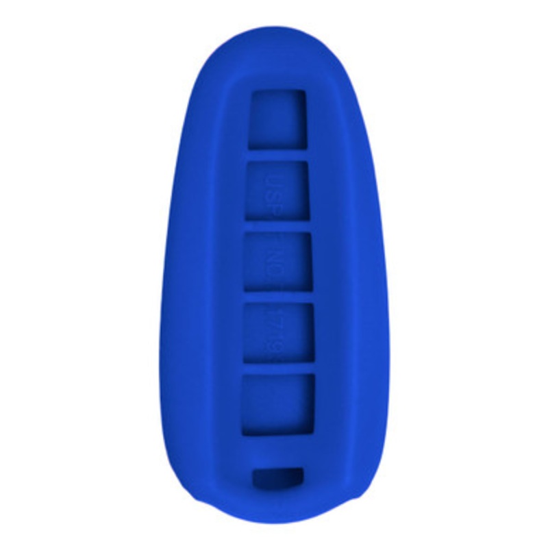 Replacement Silicone Jacket Keyless Remote Cover FRDB74 for Ford 4 Button Smart Key FCC ID: M3N5WY8609 – Blue